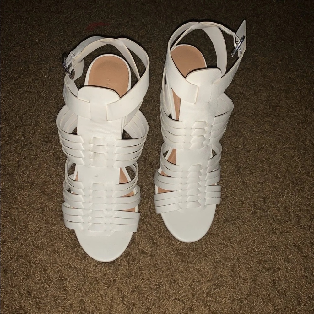 white madden girl heels